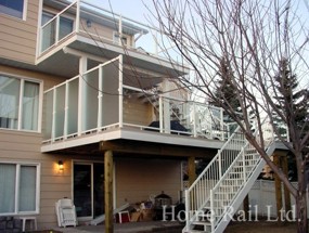 Lethbridge Glass Deck Railing